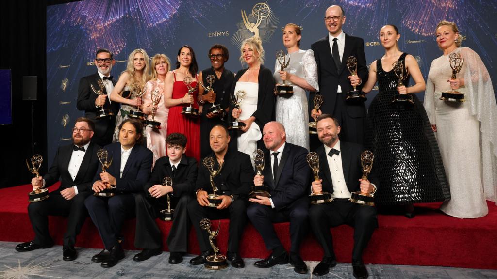The cast and crew of Adolescence