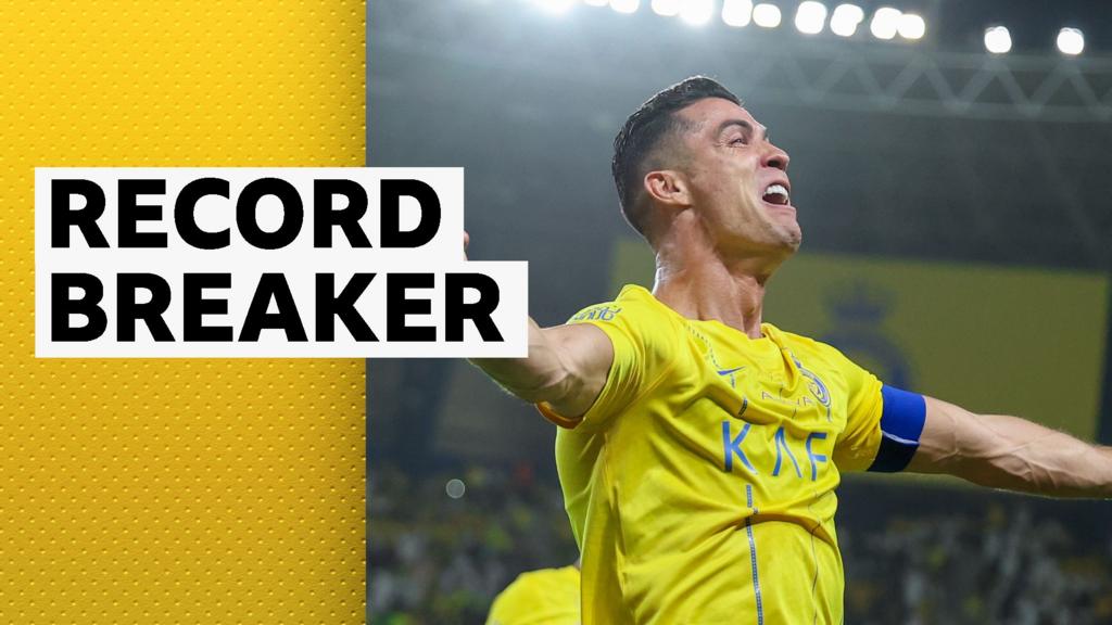 Ronaldo breaks Saudi league goal record