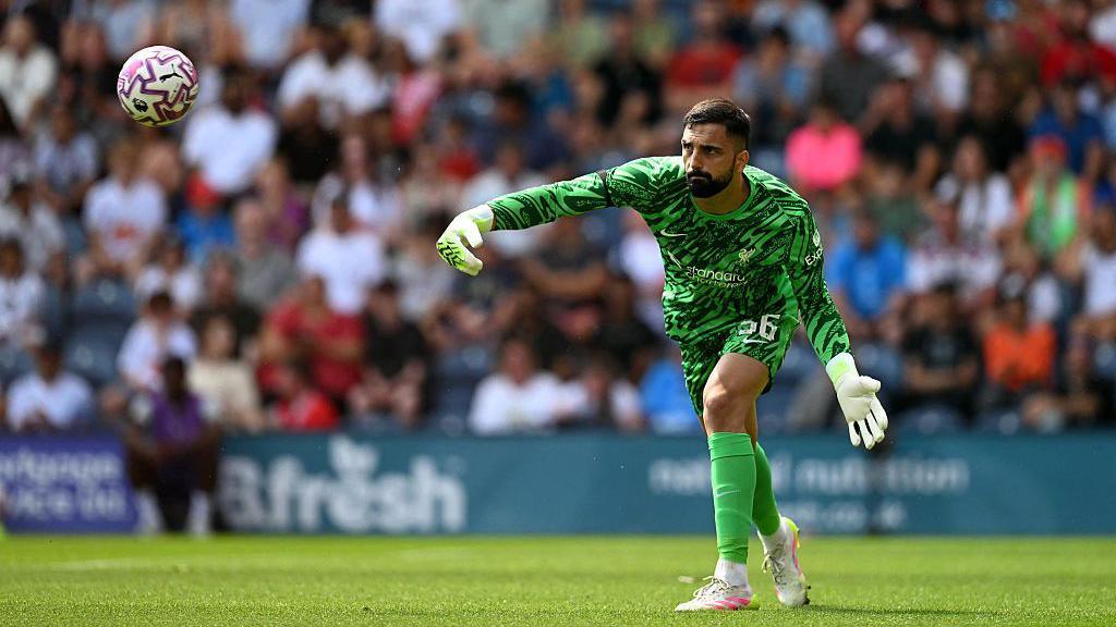 Liverpool news: Giorgi Mamardashvili reflects on first appearance - BBC  Sport