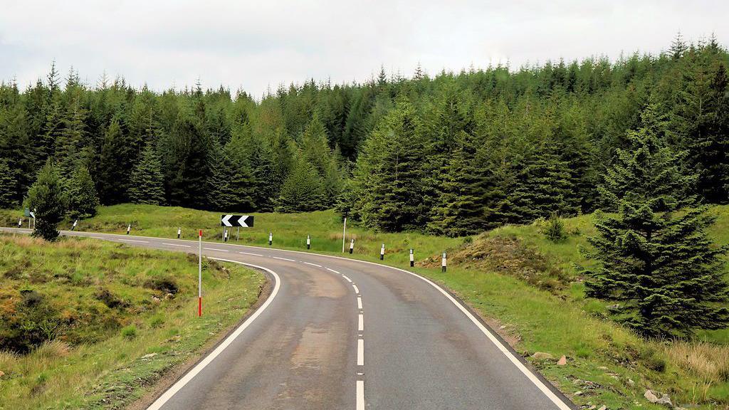 An A87 aig Bun Loinn