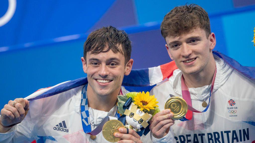 Tom Daley and Matty Lee. 