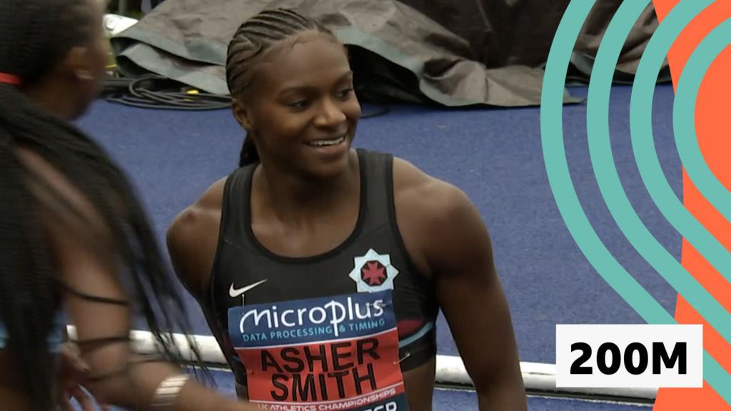 Asher-Smith cruises to 200m win to qualify for Olympics