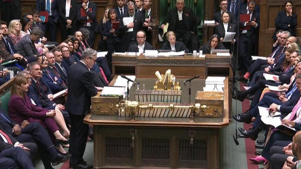 Starmer at despatch box