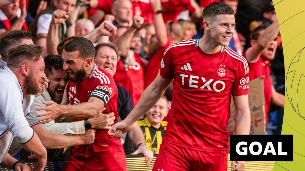 Watch the goal that earned Aberdeen ninth win in nine