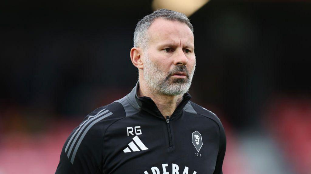 Ryan Giggs while coaching Salford City