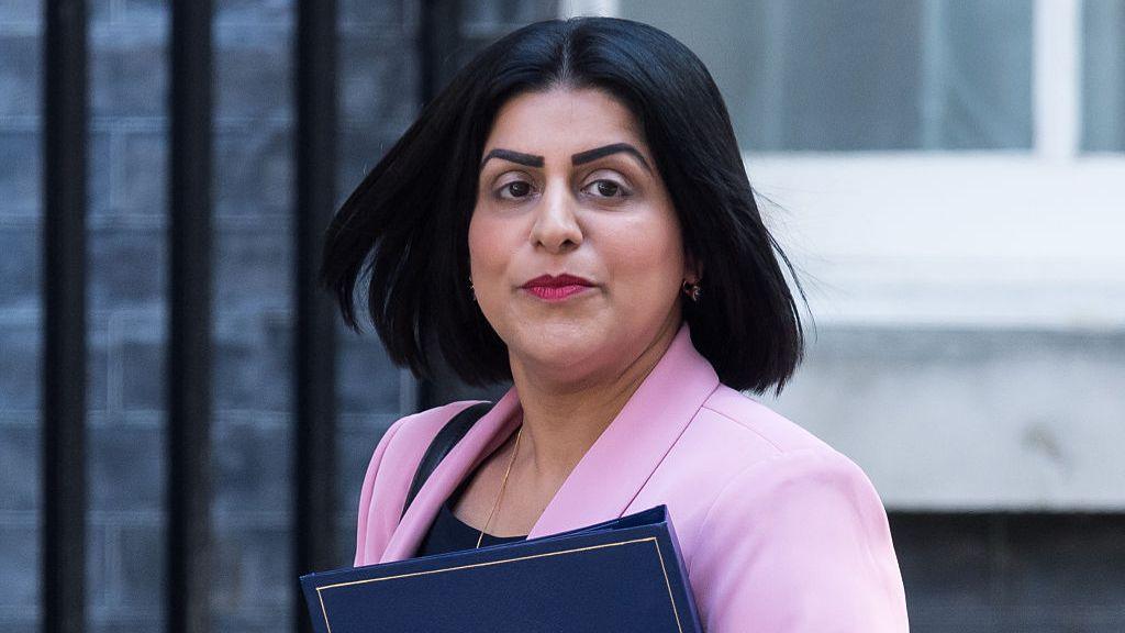 UK Secretary of State for Justice Shabana Mahmood arrives in Downing Street in London on 13 May 2025