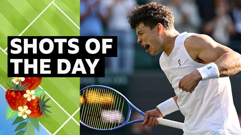 Shelton & Djokovic top best shots from day eight at Wimbledon