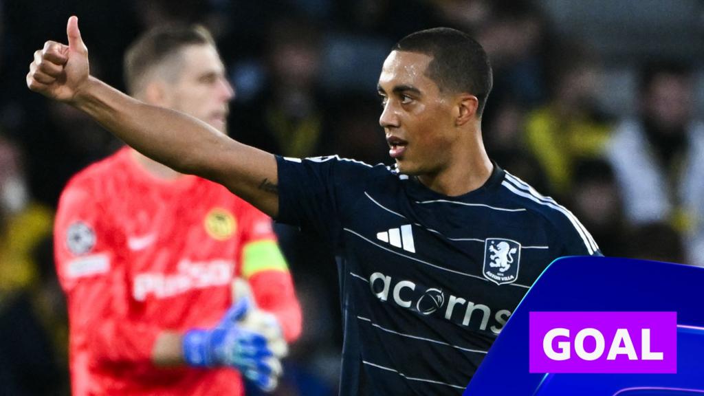 Champions League: Youri Tielemans scores Aston Villa's first goal in top tier