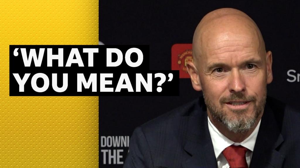 Ten Hag asks reporter to 'explain' mistakes in heated exchange