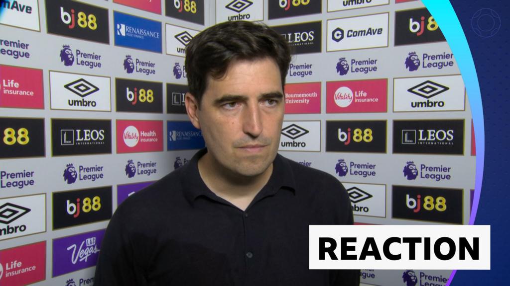 Bournemouth's win against 10-man Wolves was uncomfortable - Iraola