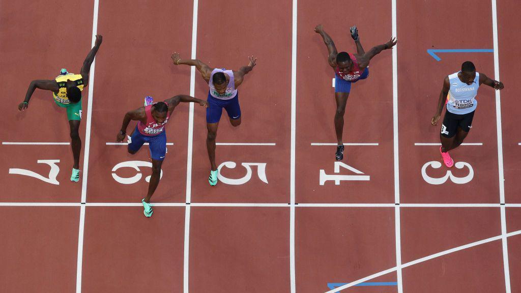Men's 100m at 2023 Championships.