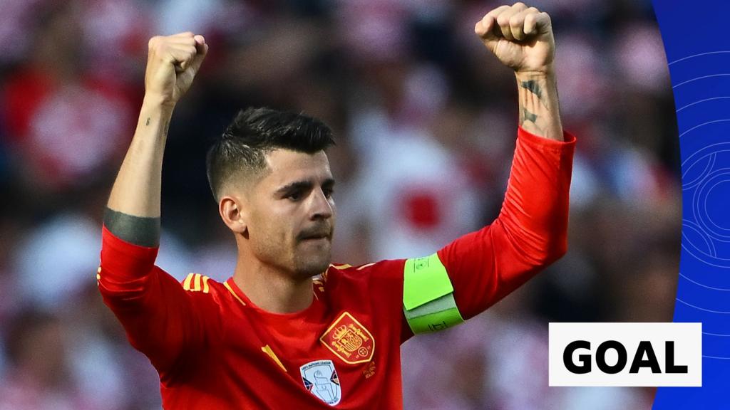 Captain Morata 'delivers' as he opens scoring for Spain