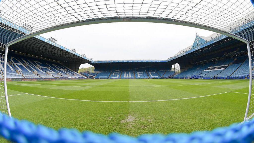 A general view of the pitch and stands at Hillsborough