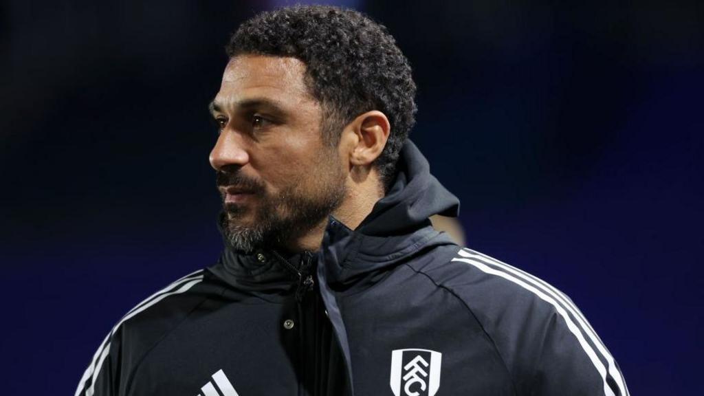 Hayden Mullins on the touchline during his time at Fulham