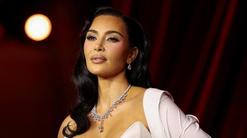 Kim Kardashian attends the Academy Museum Gala fundraiser at the Academy Museum of Motion Pictures in Los Angeles, California, U.S., October 19, 2024.