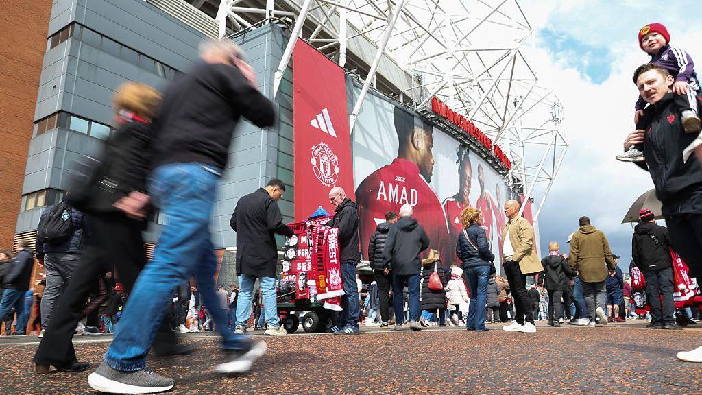 A general view of Old Trafford, home of Manchester United before the Premier League match between Manchester United and Nottingham Forest.
