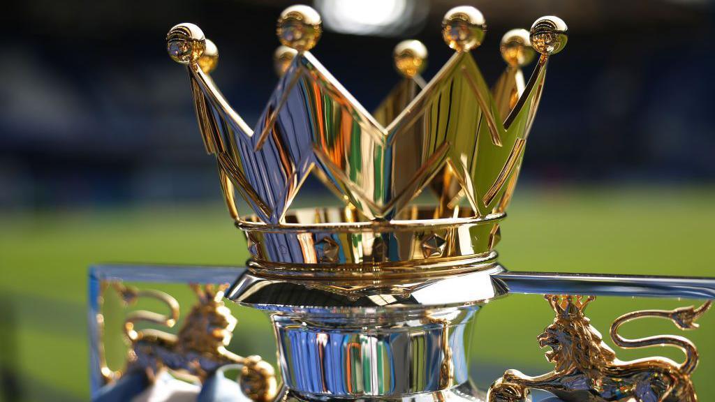 Premier League trophy.