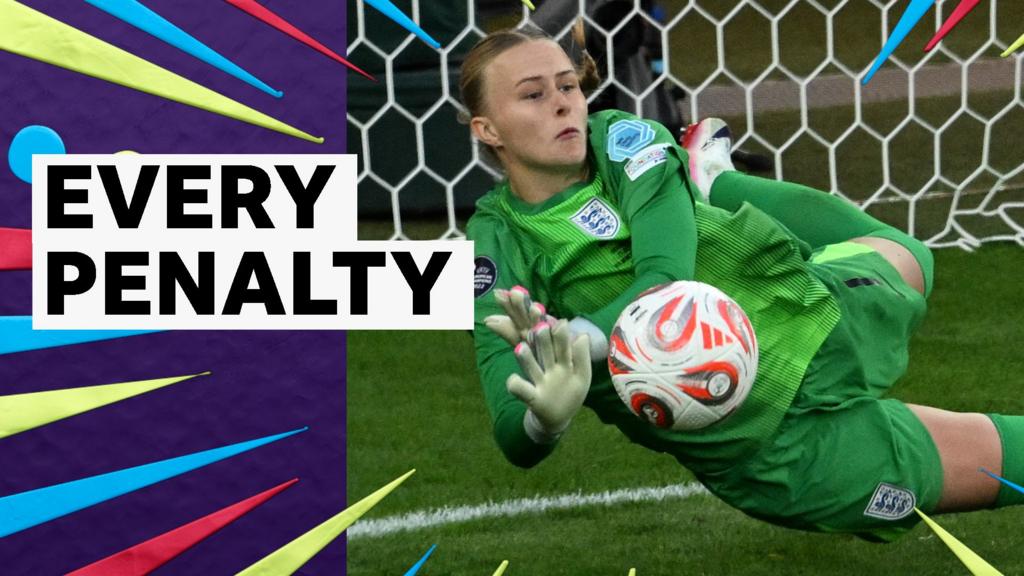 Relive the penalty shootout from England's Euro 2025 win