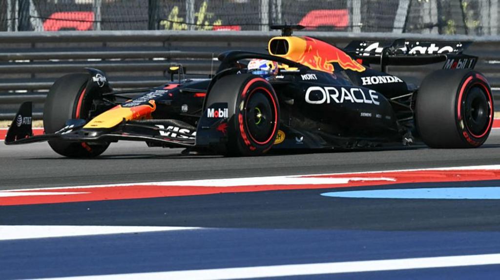 Red Bull's Max Verstappen during US Grand Prix qualifying