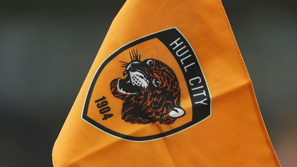 A detailed view of the Hull City emblem
