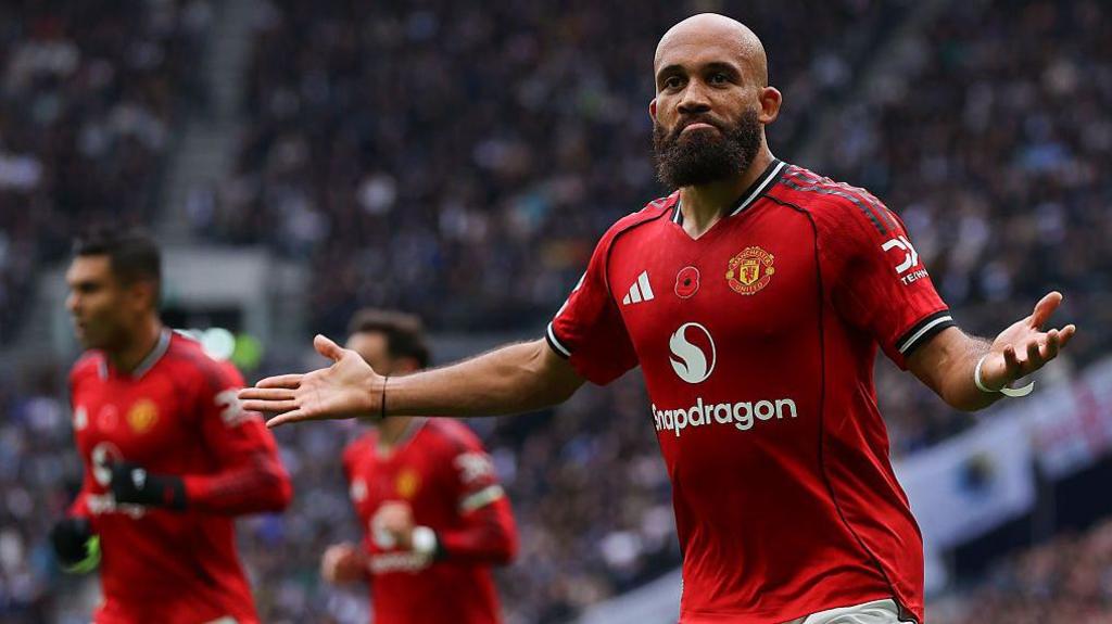 Bryan Mbuemo gestures