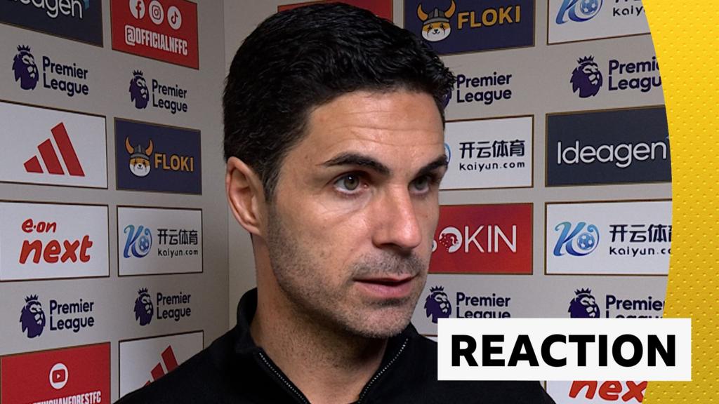 Forest draw 'doesn't feel good' for Arteta