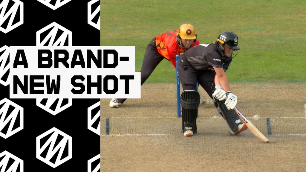 'Does that have a name?' - Smale plays unique shot for four