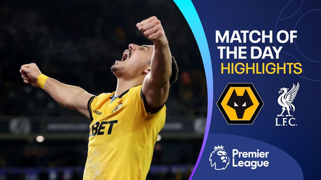 Wolves score late winner to secure shock win against Liverpool