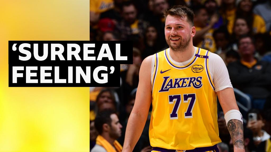 'I was a little nervous' - Doncic on 'amazing' Lakers debut