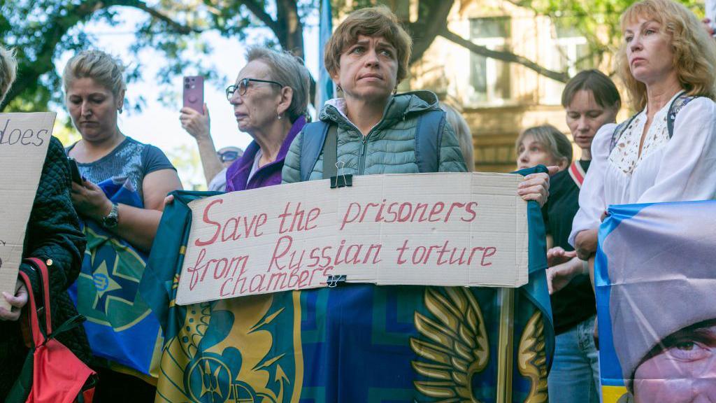 Rally for Ukrainian PoWs in Odesa, September 2024