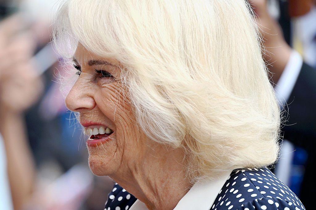 Queen Camilla on a visit to Cornwall