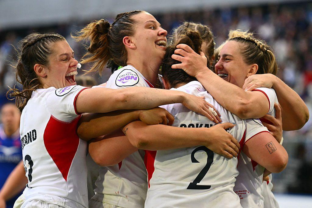 England celebrate victory