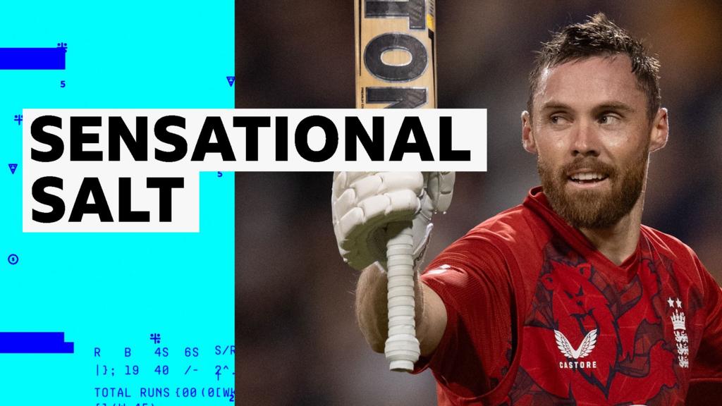 'Breathtaking batting' - Salt hits record-breaking 141 for England