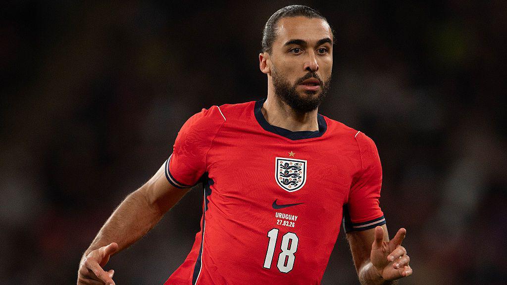 Dominic Calvert-Lewin in action for England