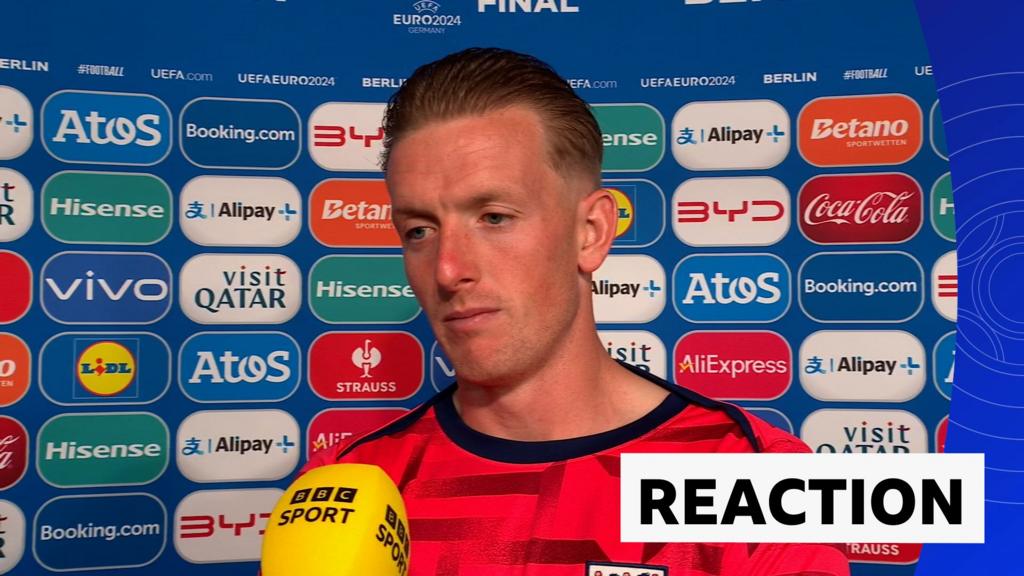 Pickford 'hopes' Southgate stays after devastating final defeat