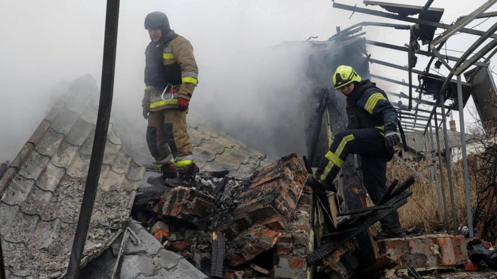 Firefighters in Ukraine