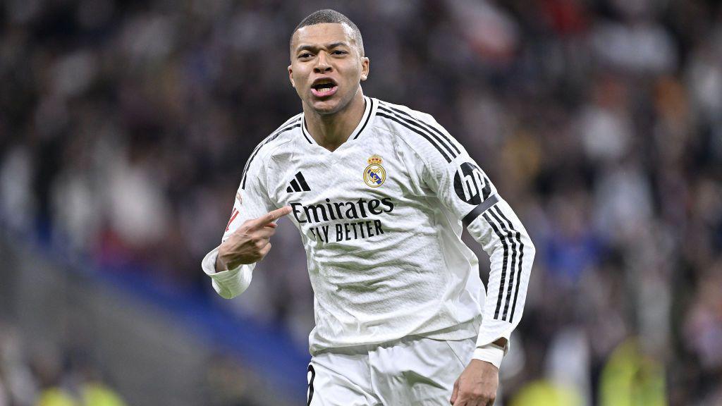 Real Madrid striker Kylian Mbappe