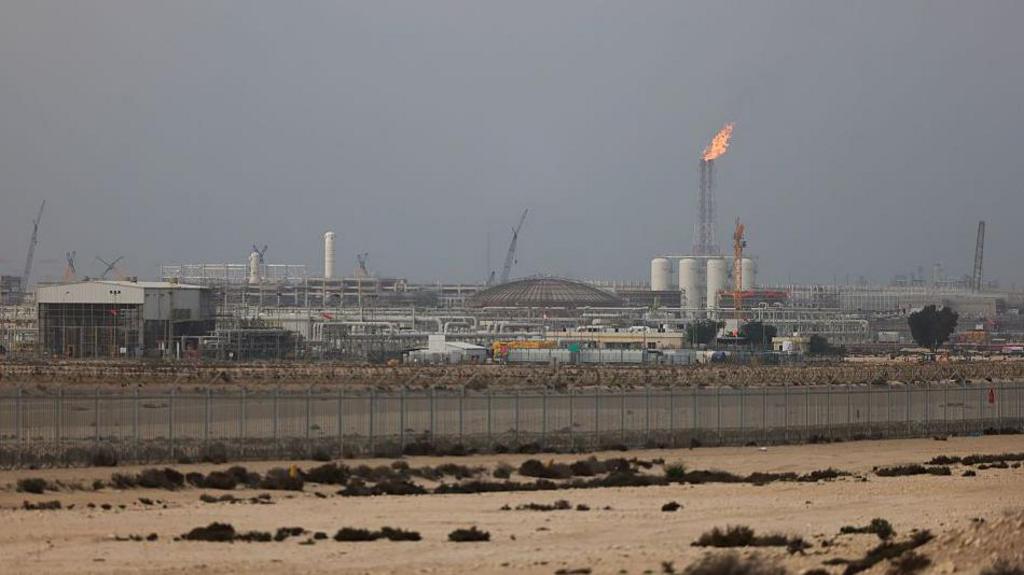 A picture of Qatar Energy's operating facilities on March 3, 2026 in Ras Laffan Industrial City