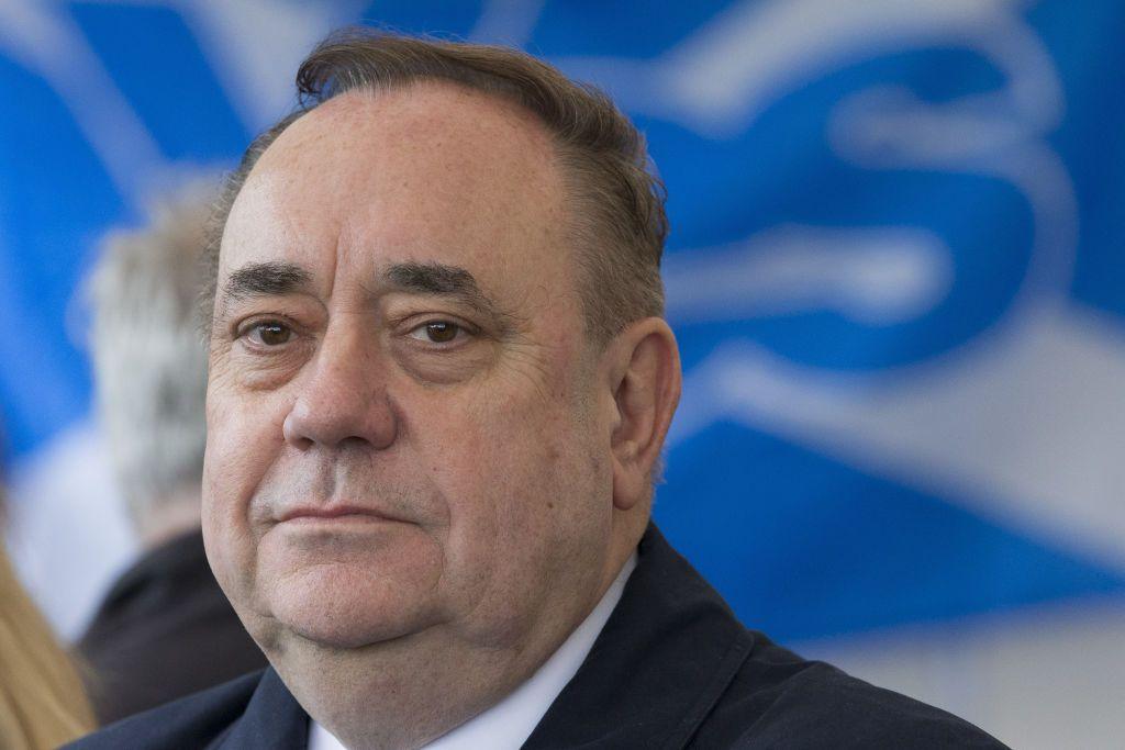 Alex Salmond looking into the middle distance