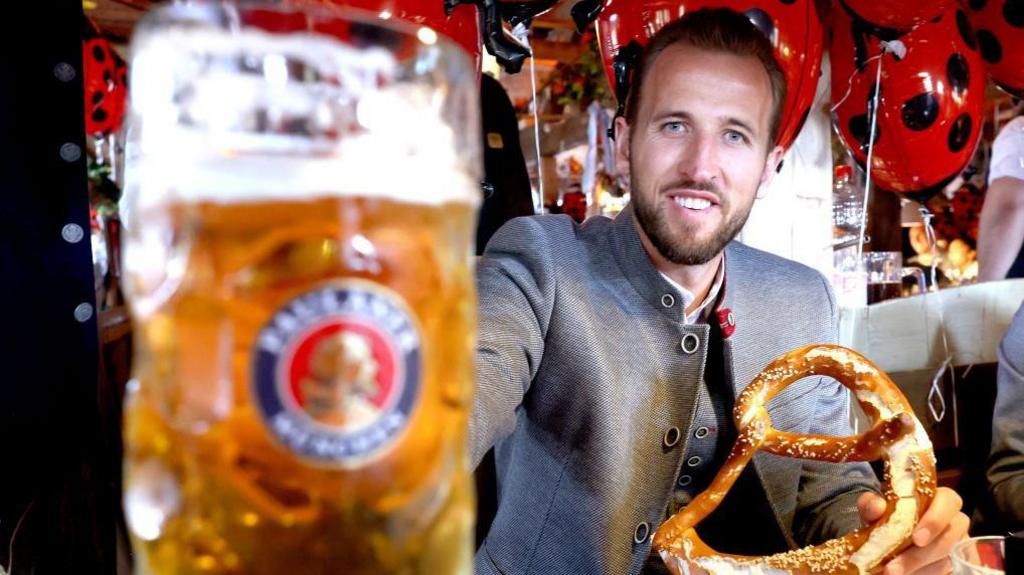 Harry Kane at Oktoberfest
