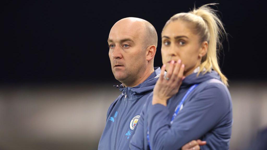 Nick Cushing and Steph Houghton