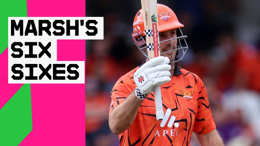 'That is some brutal hitting' - Marsh hits six sixes in huge innings