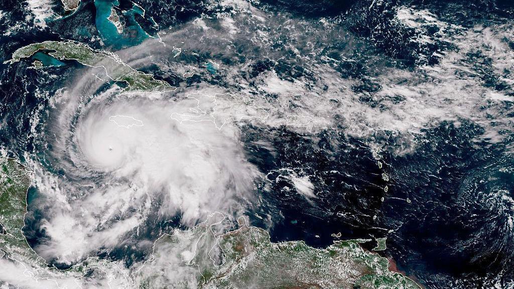 storm seen from space