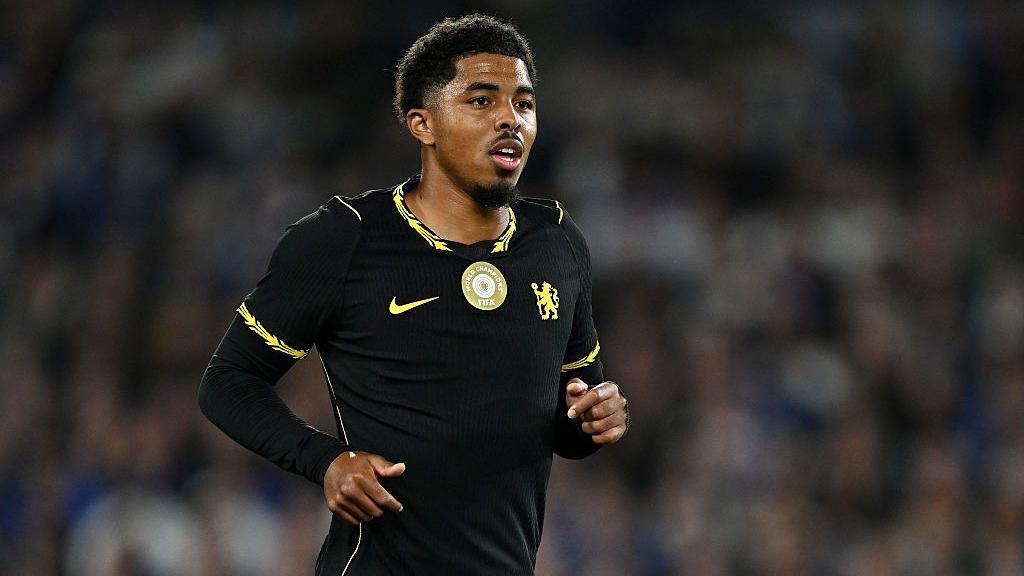 Wesley Fofana of Chelsea looks on