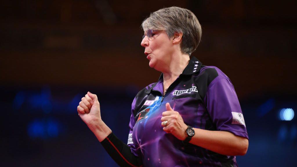 Lisa Ashton celebrates