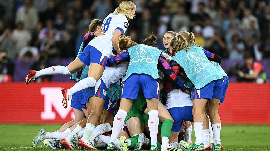 England celebrate