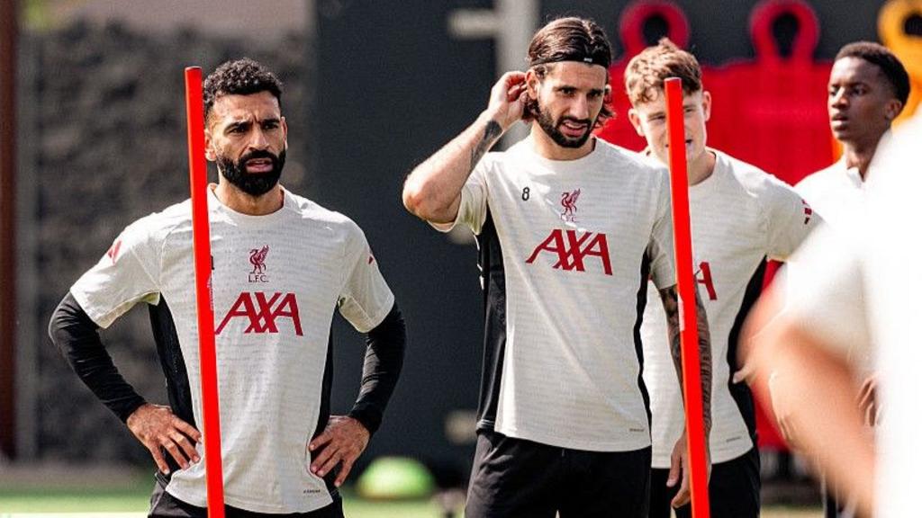 Liverpool training