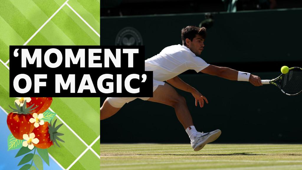 'How did he do that?!' - Alcaraz's stunning set-point winner