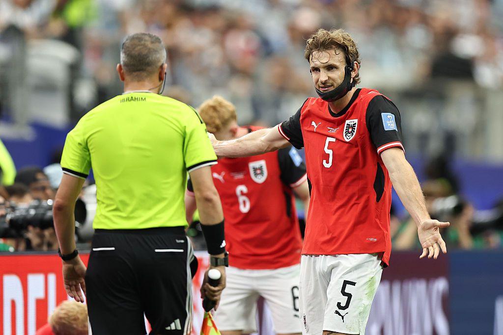 Posch injured his jaw after colliding with a Jordan player in Austria's 3-1 win in its Group J opener .