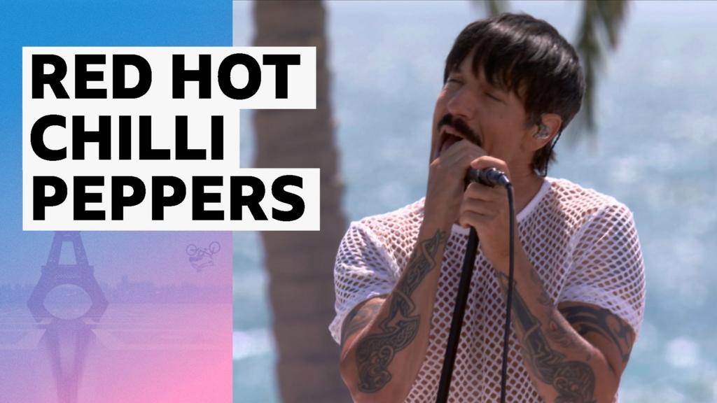 Watch: Red Hot Chilli Peppers' closing ceremony performance in LA